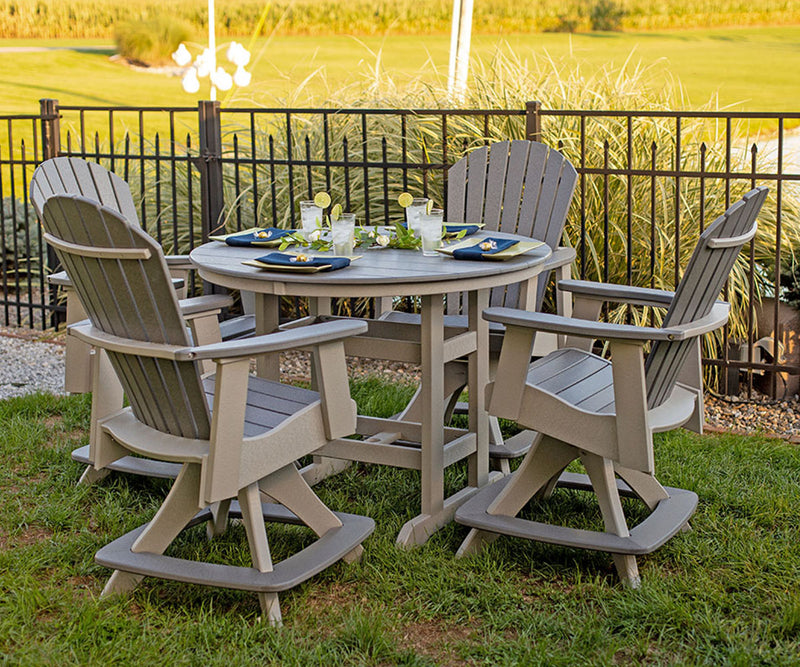 48" Round Table With Trestle Legs