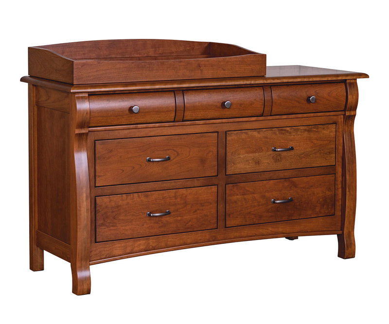 Castlebury 7 Drawer Dresser With Changing Box Top Option