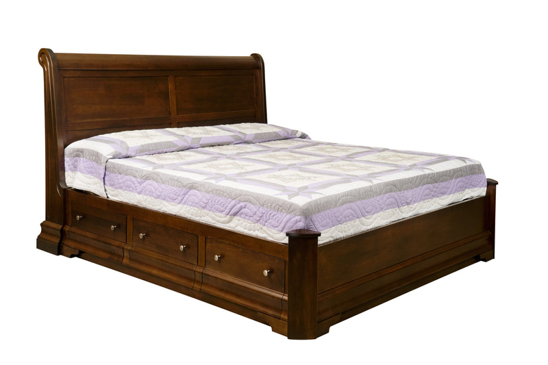 Palm Valley Collection Sleigh Bed With Storage