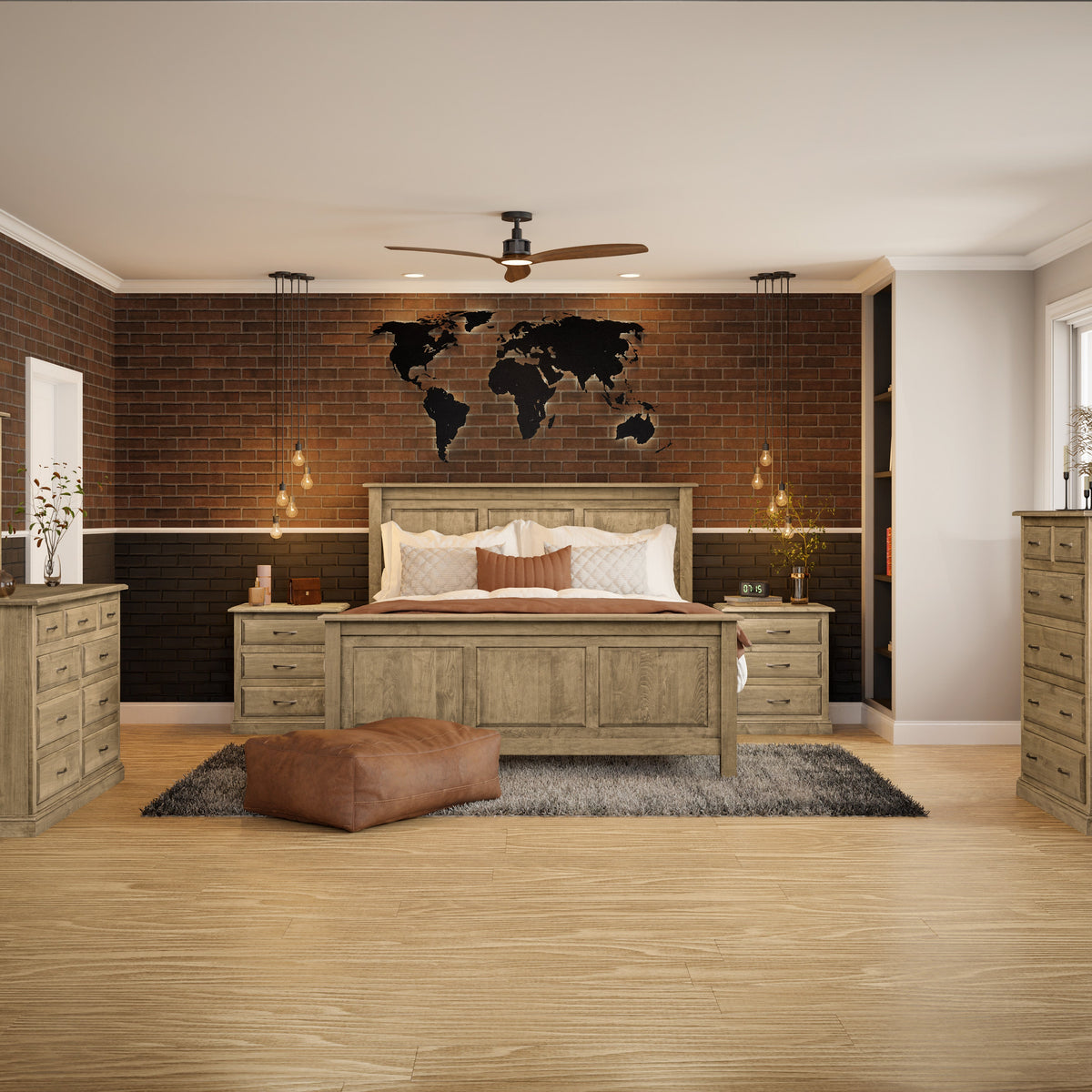 Elwood Collection Dresser. 9 Drawer