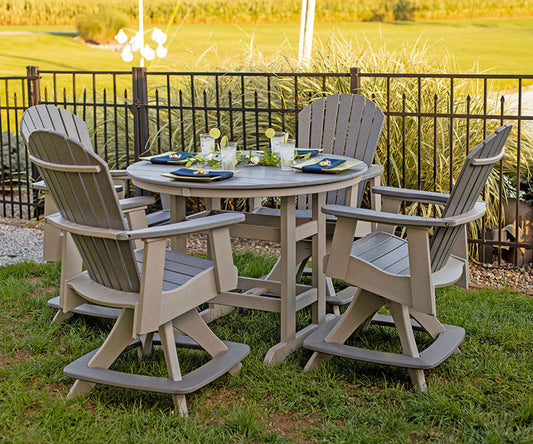 48" Round Table With Trestle Legs