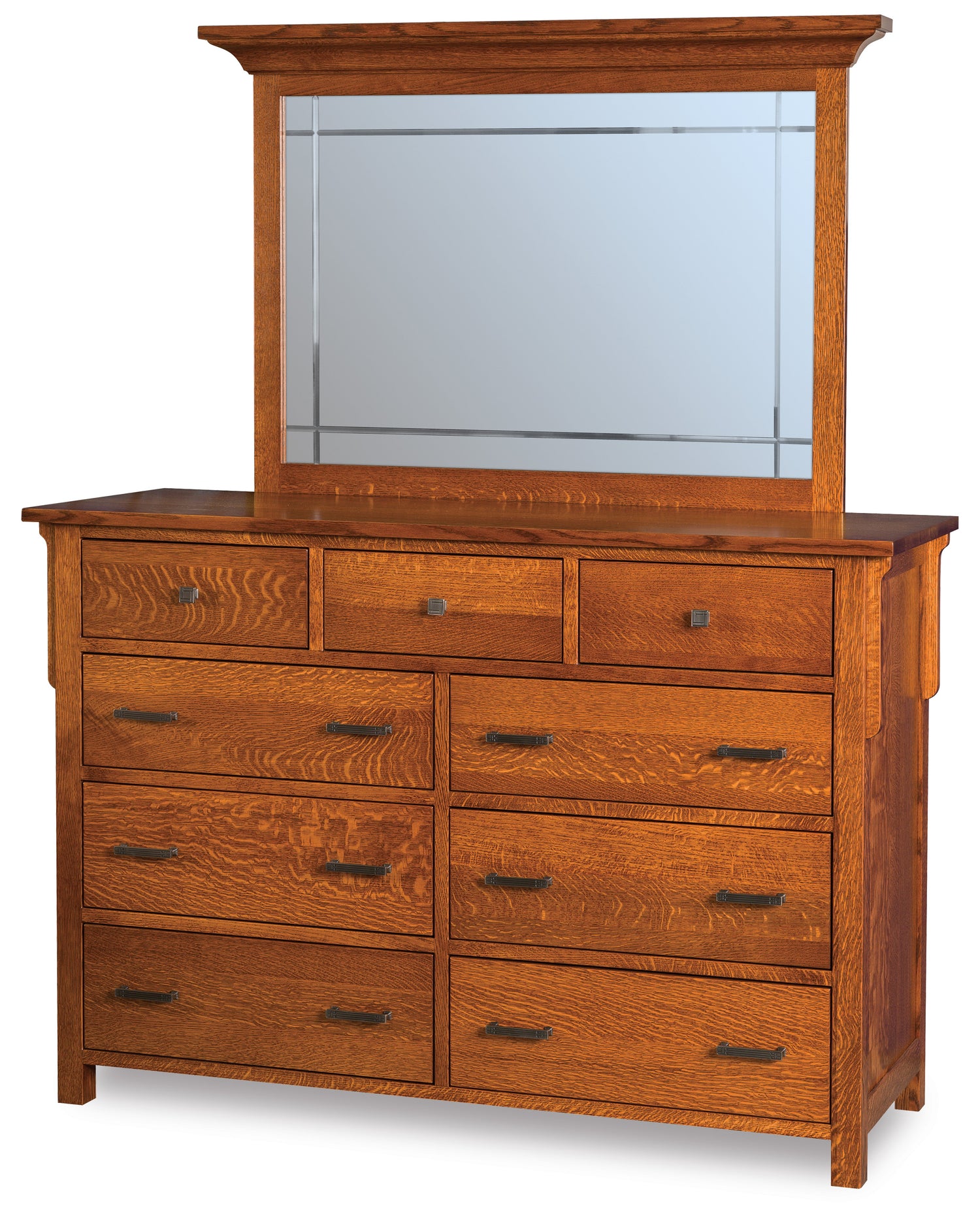 Kingston Prairie Mirror, V Groove