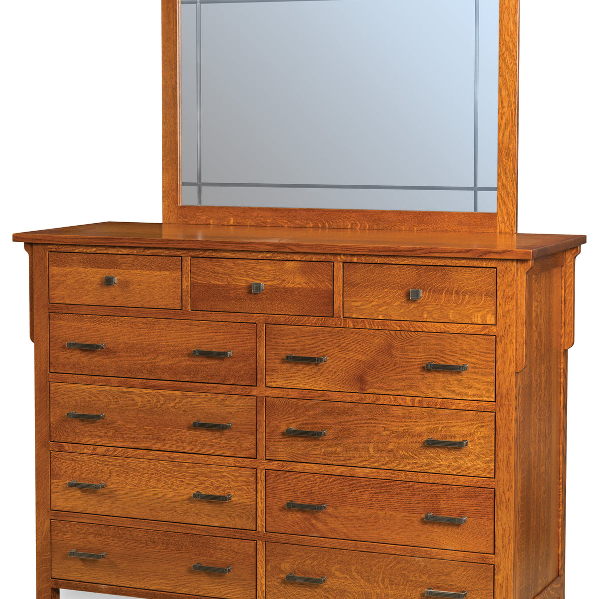 Kingston Prairie Collection Dresser. 12 Drawer