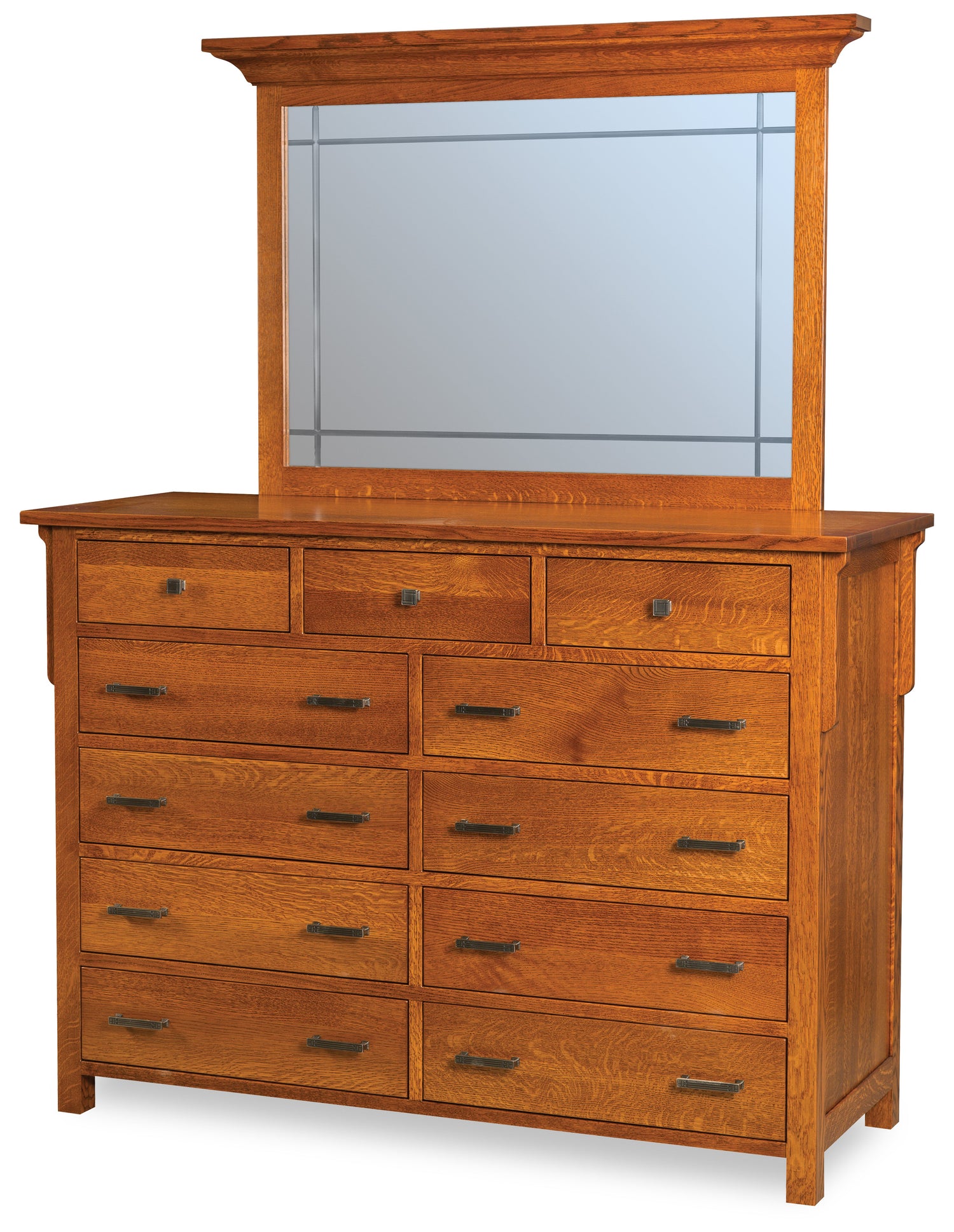 Kingston Prairie Collection Dresser. 12 Drawer