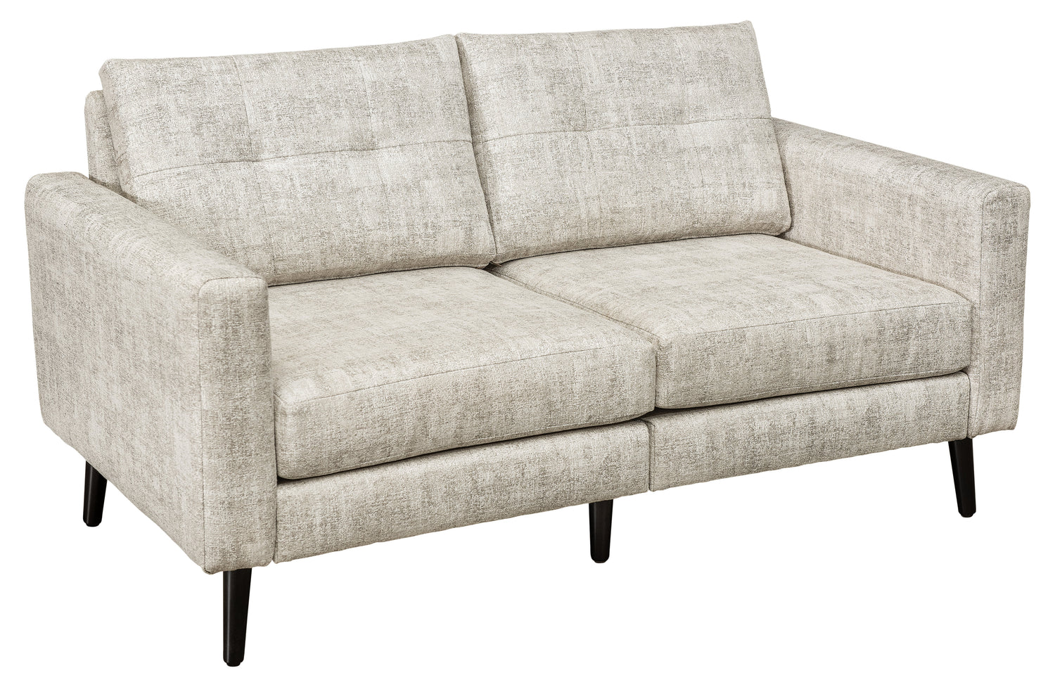 Serene Flat Arm Love Seat