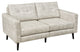 Serene Flat Arm Love Seat