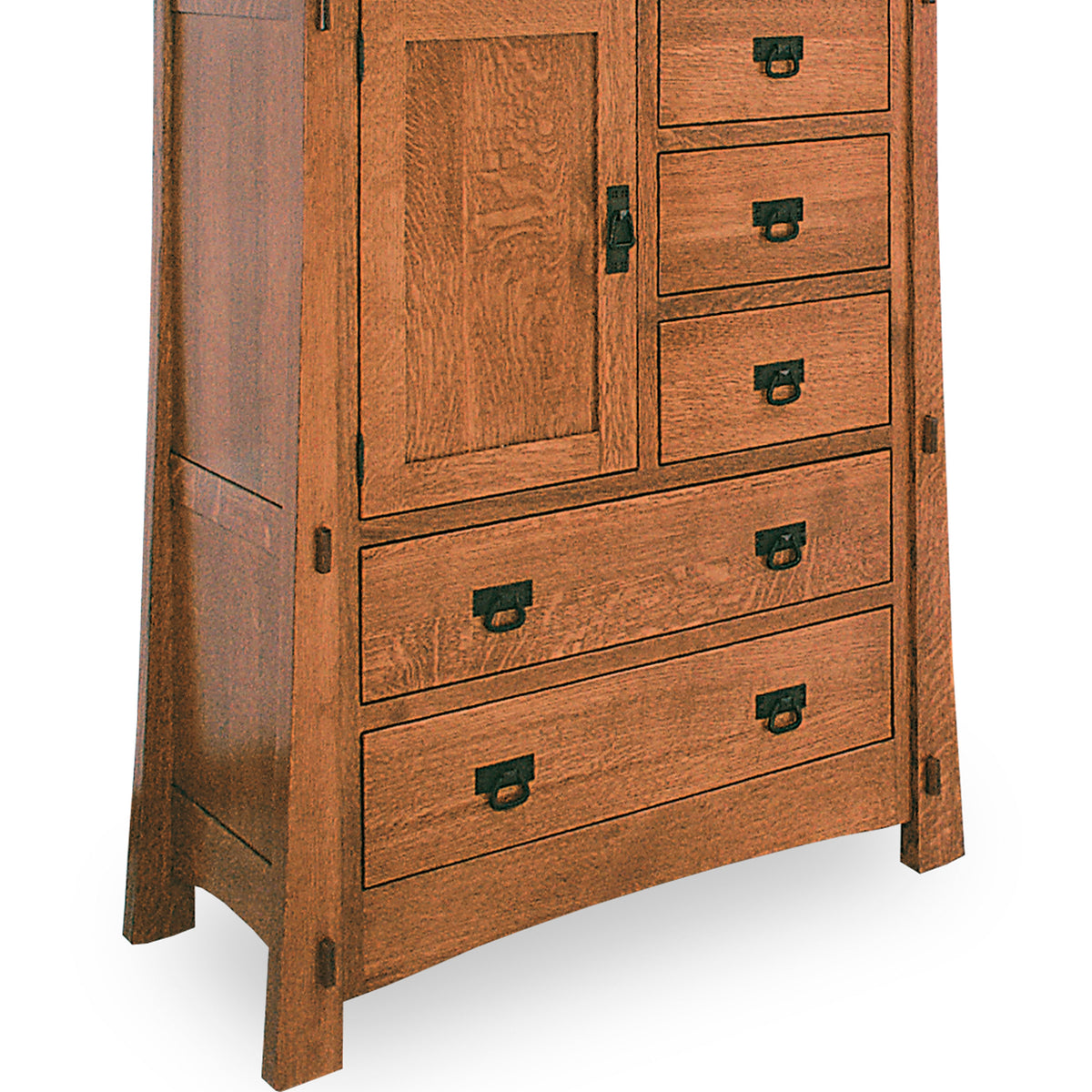 Modesto Collection Chest With Door and 5 Drawers