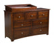 Monterey 7 Drawer Dresser With Changing Box Top Option