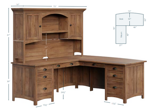Oakwood Collection Hutch